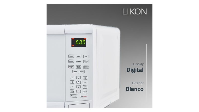 Microondas Likon 20 Litros Digital Li20D-S20 - Carrefour