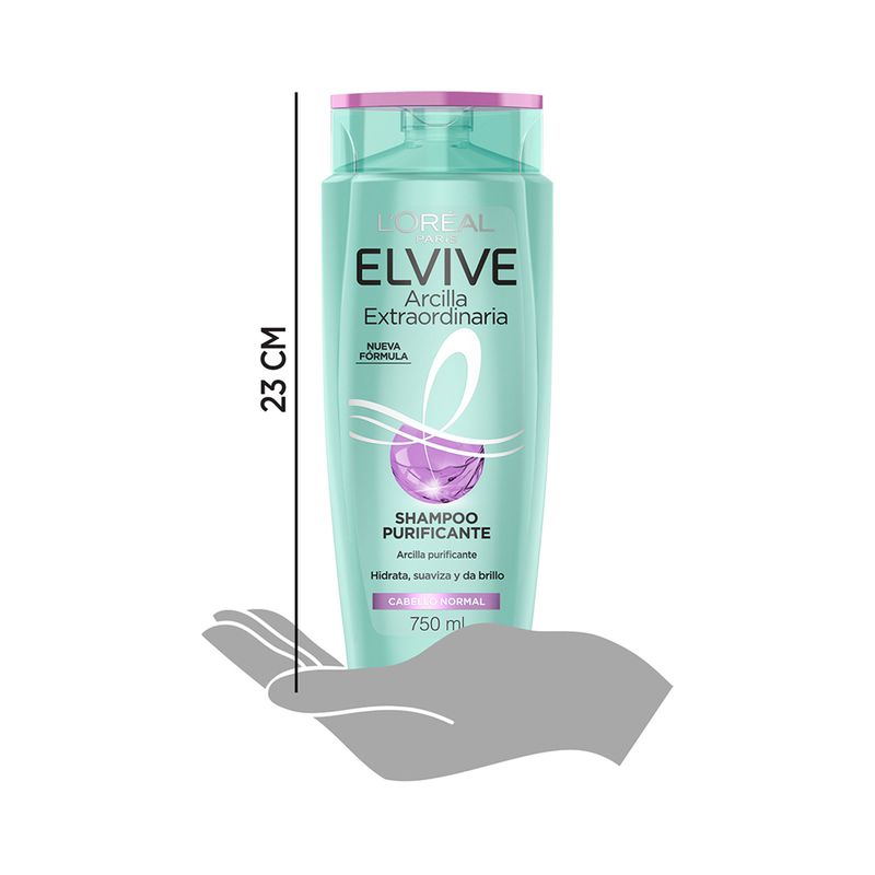 Shampoo Elvive arcilla purificante 750 cc. Carrefour