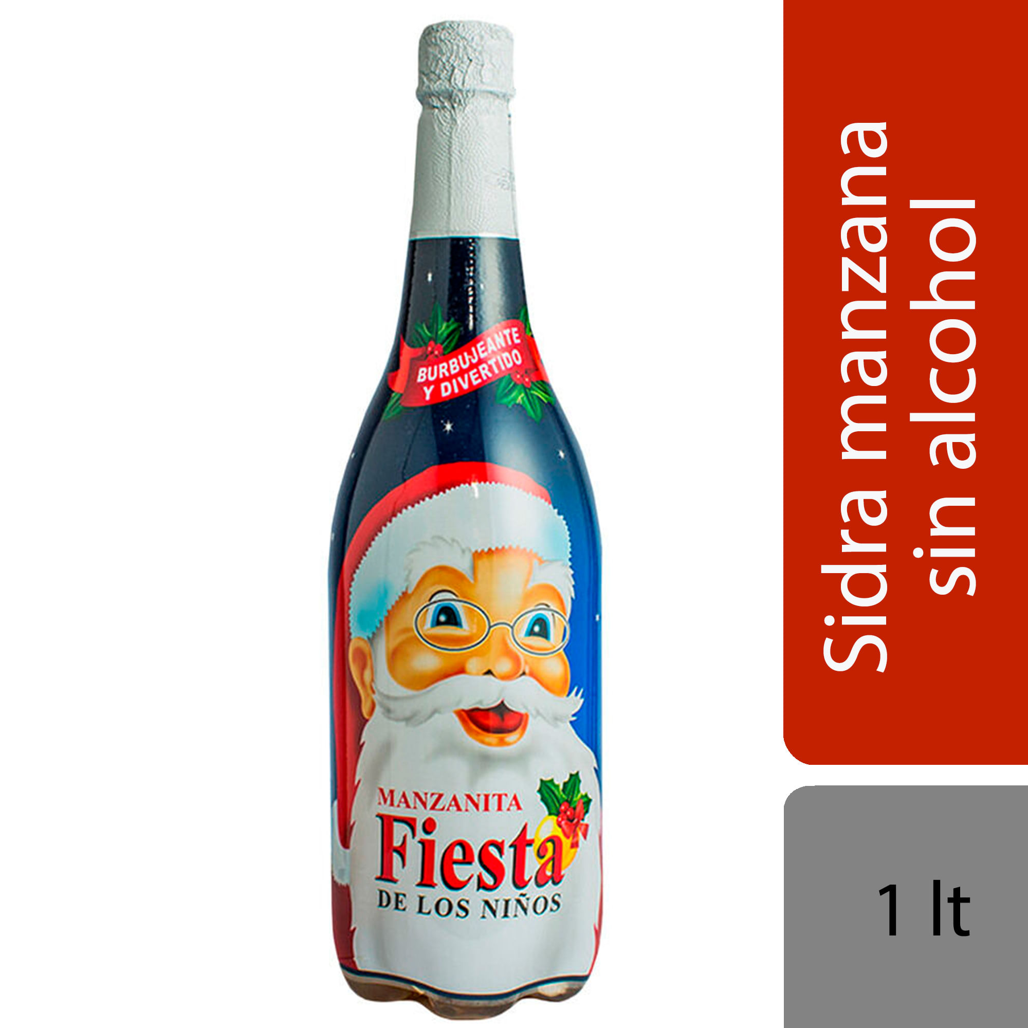 Manzanita Fiesta de los Niños sin alcohol 1 l. Carrefour