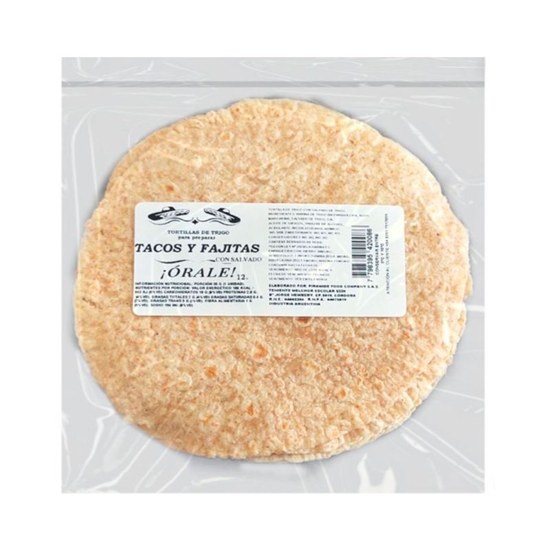 Tortillas de trigo x 12 uni Carrefour
