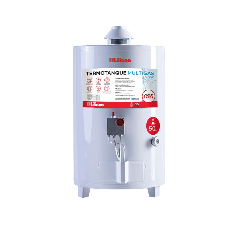 Termotanque multigas AR Liliana 50 Lts TMG50 Carrefour