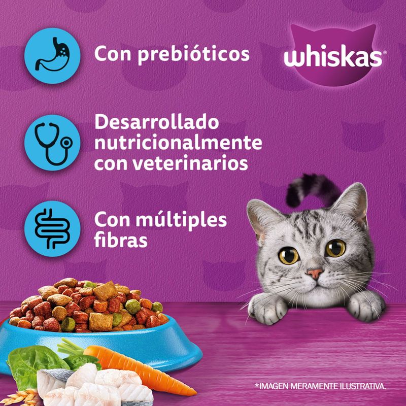 Alimento para gatos Whiskas pescado 8 kg Carrefour