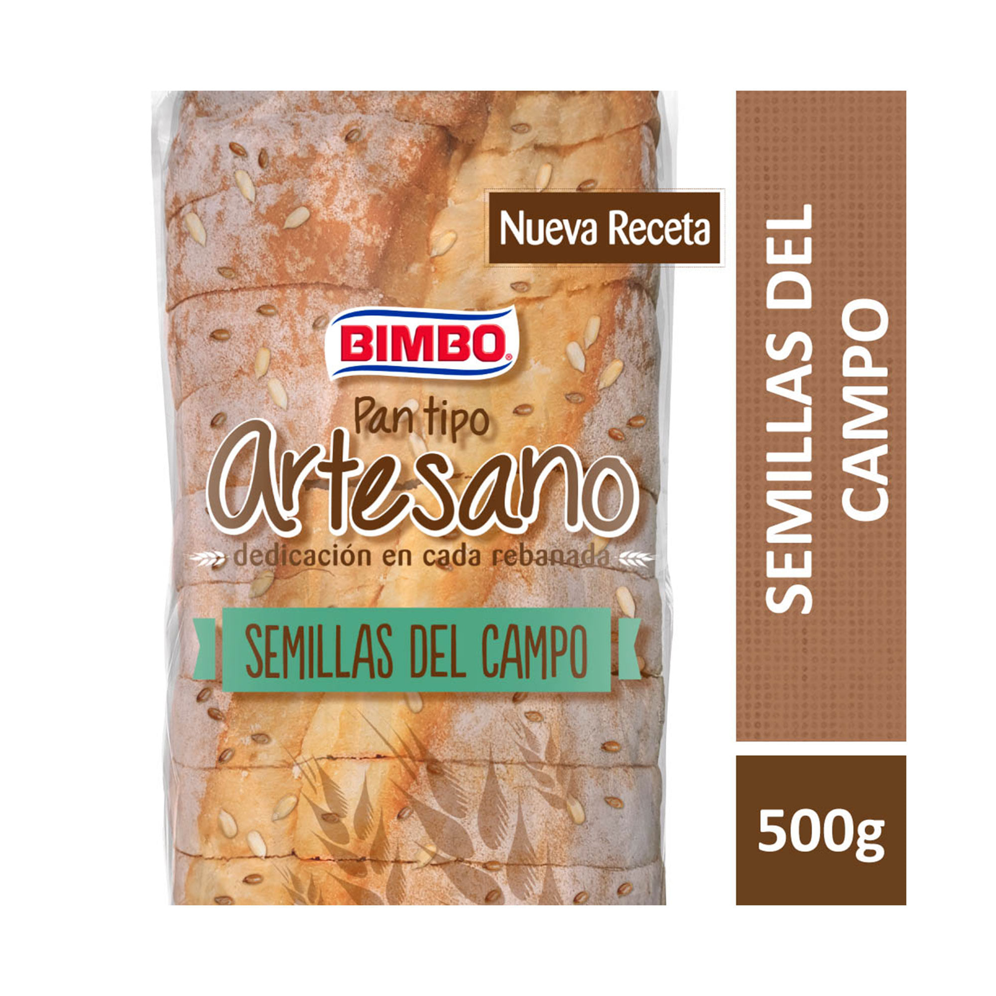 Pan tipo de campo Bimbo artesano con semillas en bolsa 500 g. - Carrefour