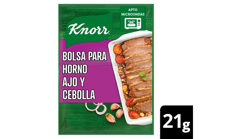 Bolsas Para Horno Cocinar Knorr Ajo Y Cebolla Condimento