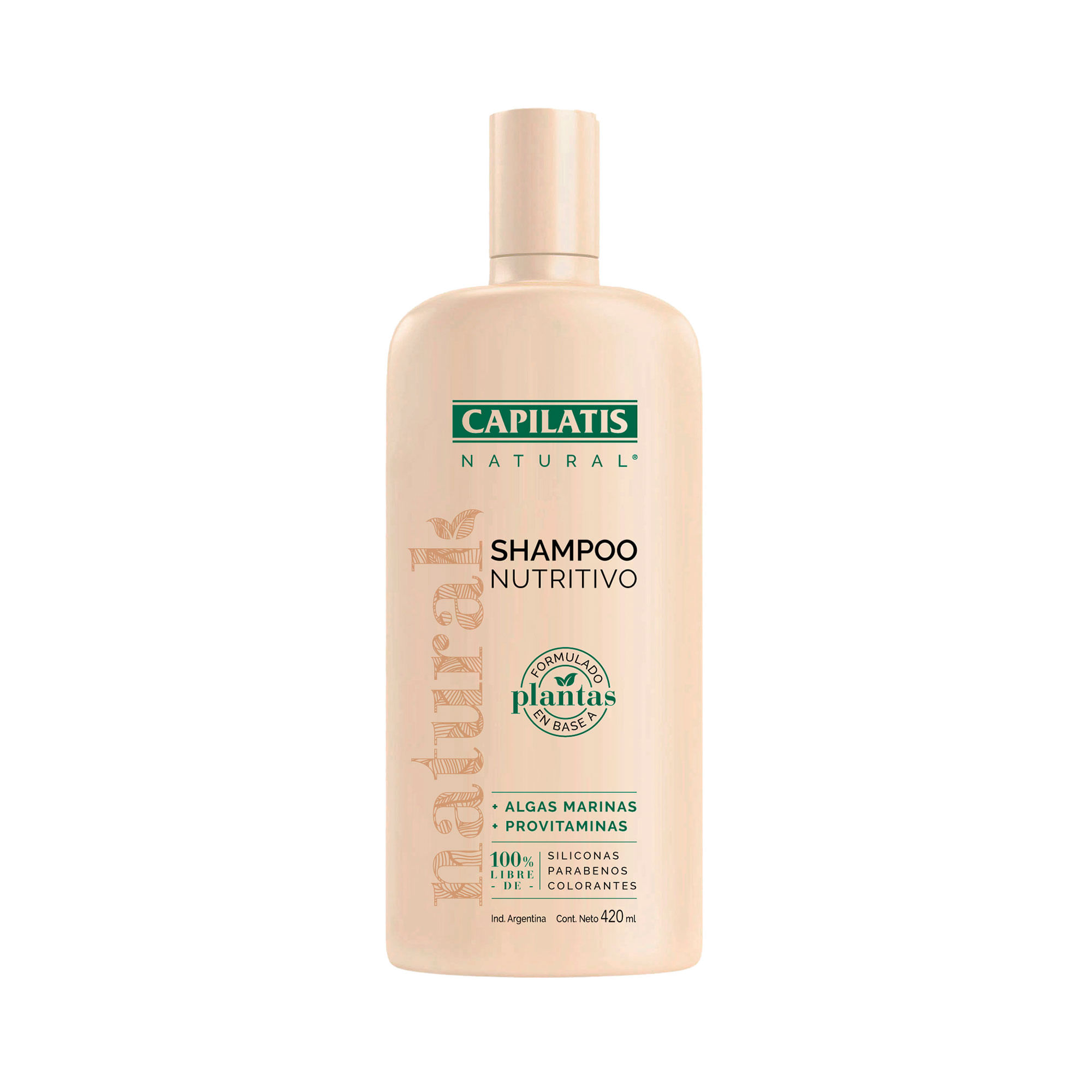 Shampoo nutritivo Capilatis algas marinas 420 cc. Carrefour