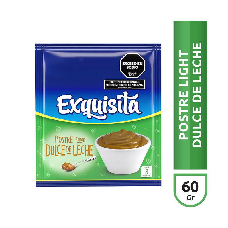 Postre light Exquisita dulce de leche en sobre 60 g. Carrefour