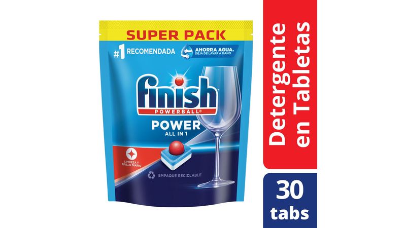 Finish Detergentes en Tabletas All-In-1 Max 30