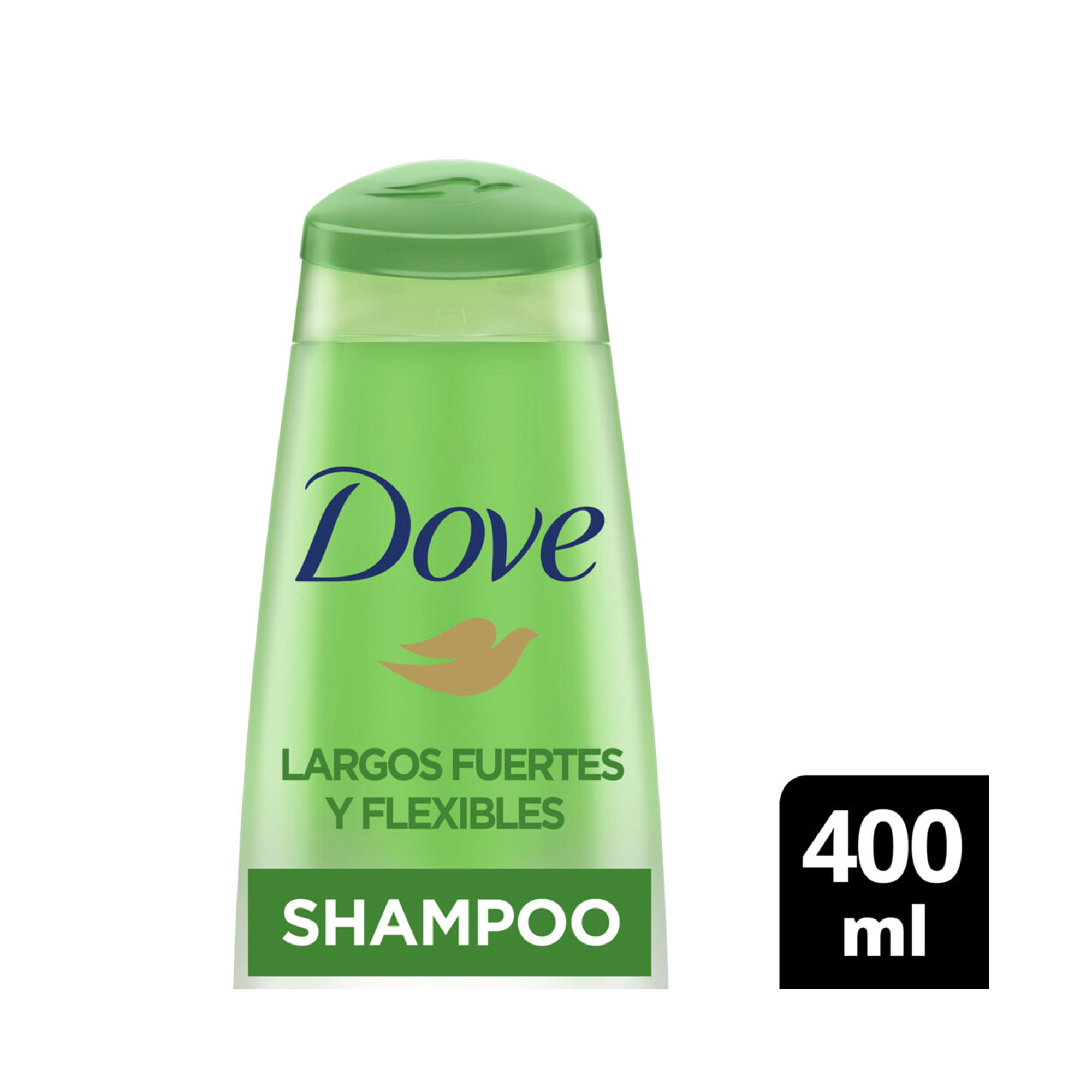 Shampoo Dove largos fuertes y flexibles 400 cc. Carrefour