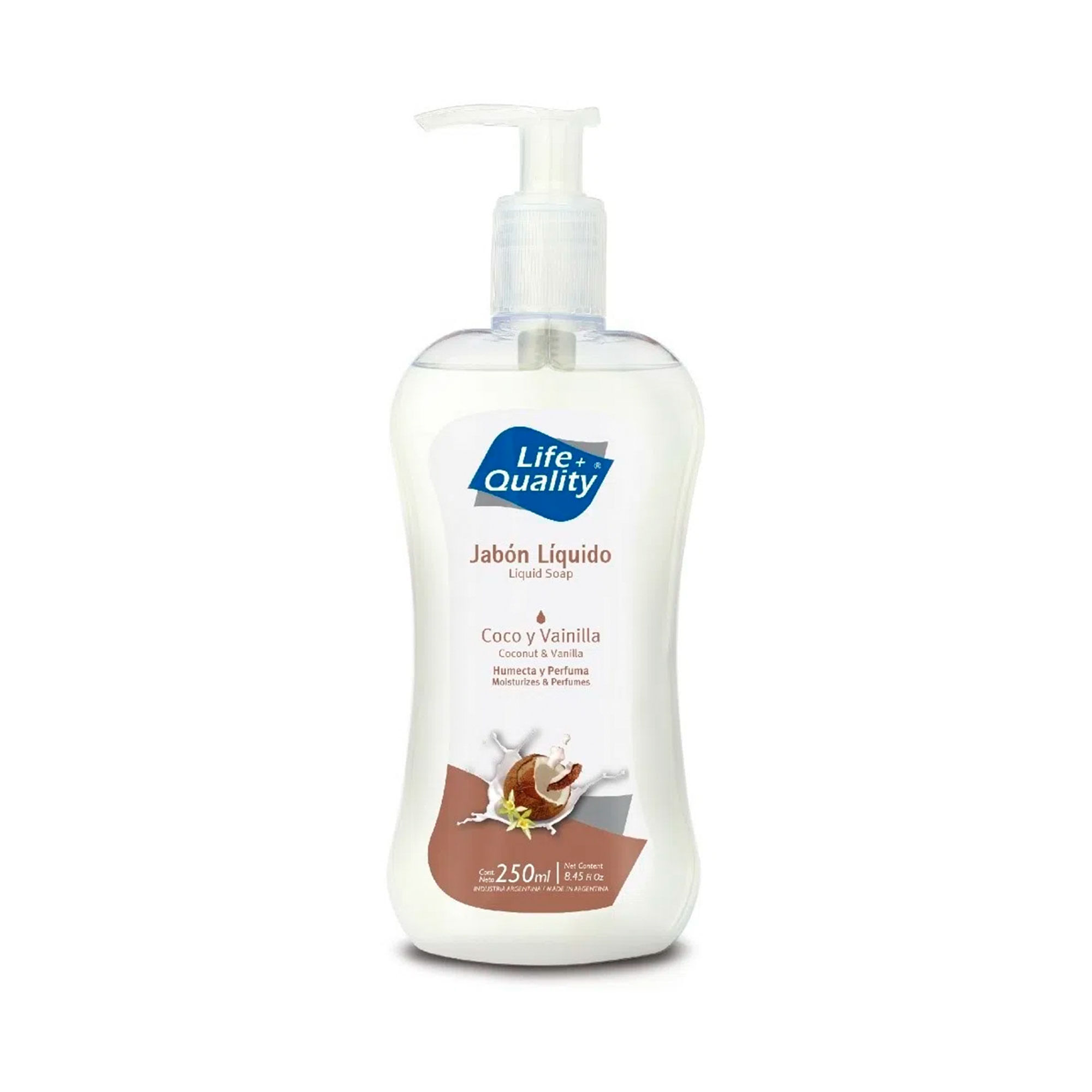 Jabón Líquido Life Quality Antibacterial Coconut 250 Cc Carrefour 5632