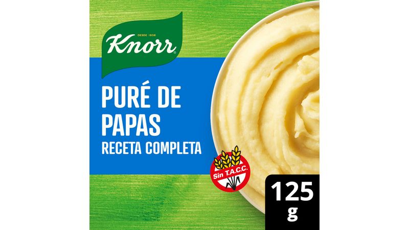 Puré de papa Knorr receta completa bolsa 125 g. - Carrefour