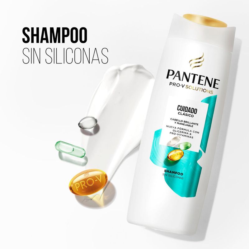 Shampoo Pantene cuidado clásico 200 cc. Carrefour