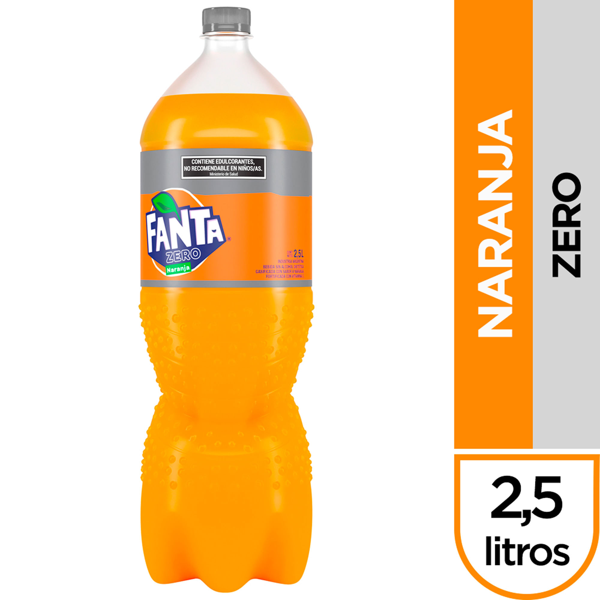Comprar Gaseosa Fanta naranja sin azúcar - 2.5L