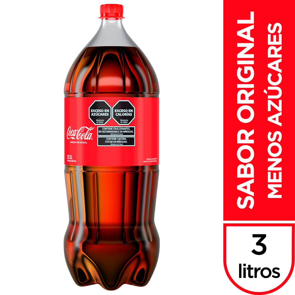 Almeja Sociedad Paciencia Gaseosa Coca Cola sabor original 3 l. - Carrefour