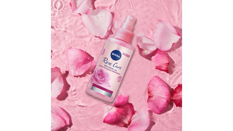 NIVEA Rose Care Mist Facial - Con Agua de Rosas Orgánica