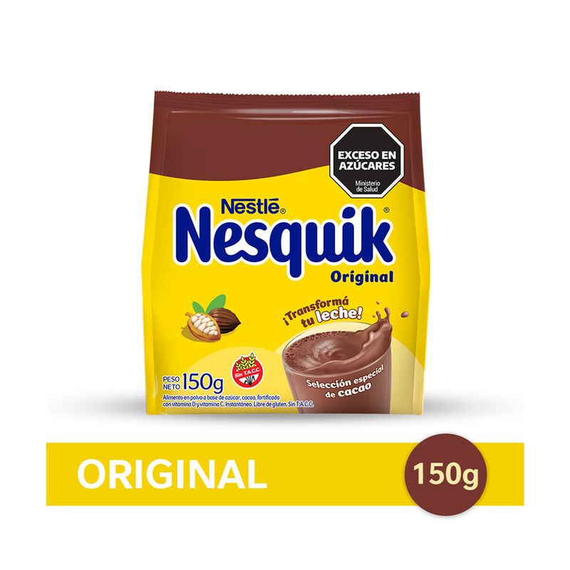 Cacao en polvo Nesquik fortificado 150 g. Carrefour