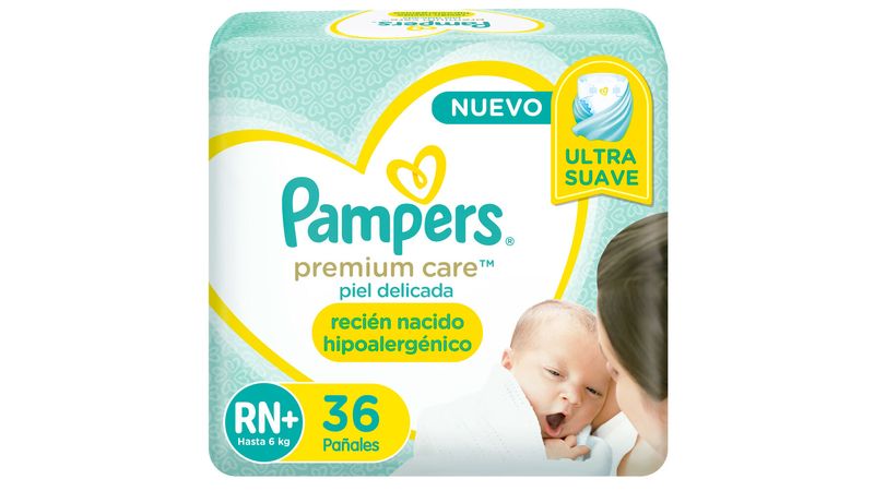 Pañales Pampers Recién Nacido premium care x 36 uni - Carrefour