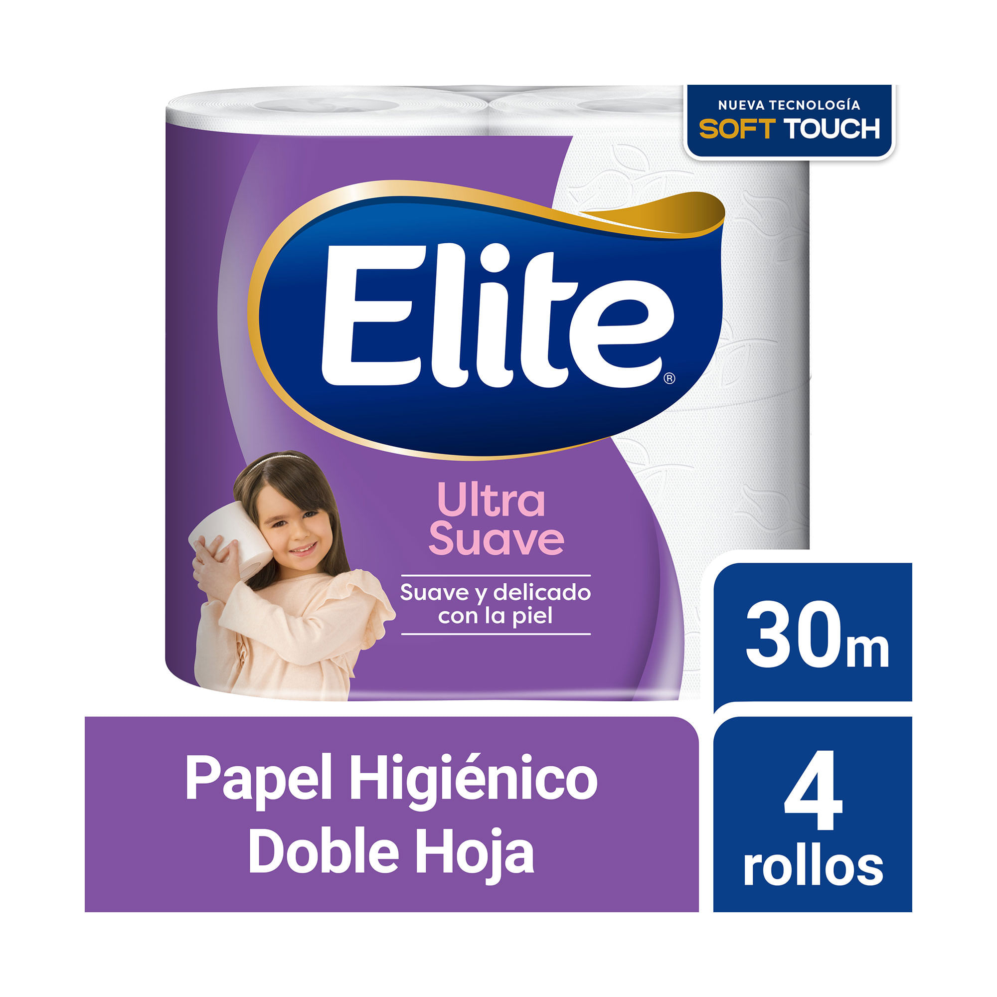 Papel Higienico Doble Hoja Elite Ultra Suave X4 30 Mts Carrefour