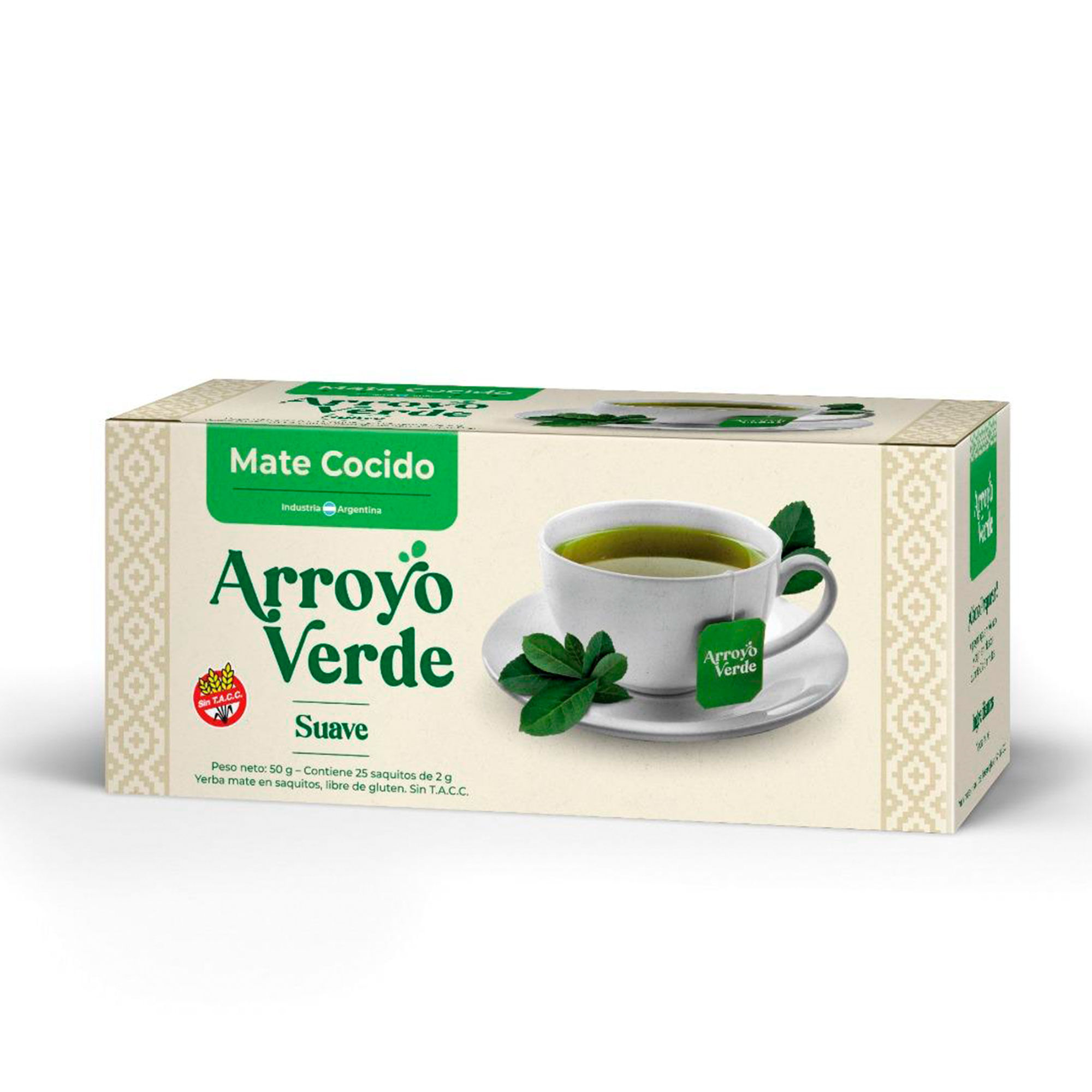 Mate cocido Arroyo verde 25 uni Carrefour