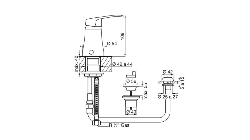 Monocomando bidet fv arizona hot sale