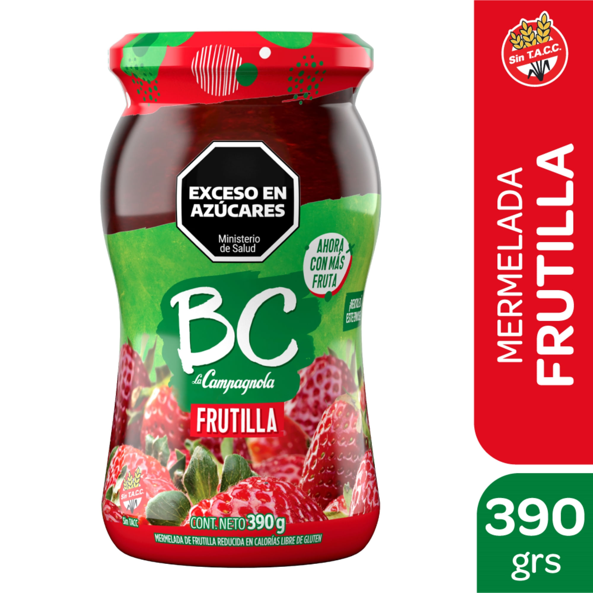 Mermelada BC La Campagnola Frutilla 390 G. - Carrefour