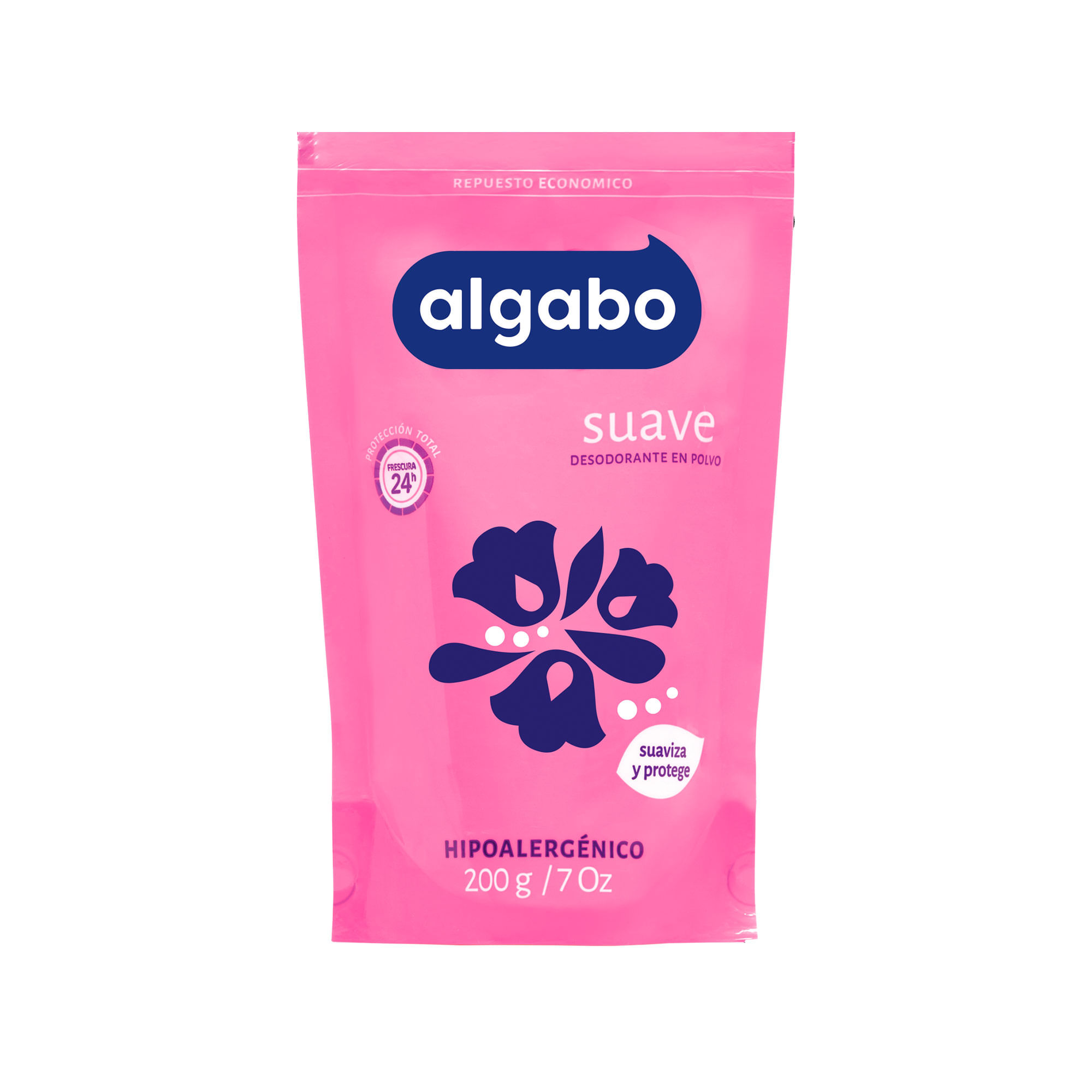 Talco Desodorante Rosa Foot 100g Algabo - Algabo Shop