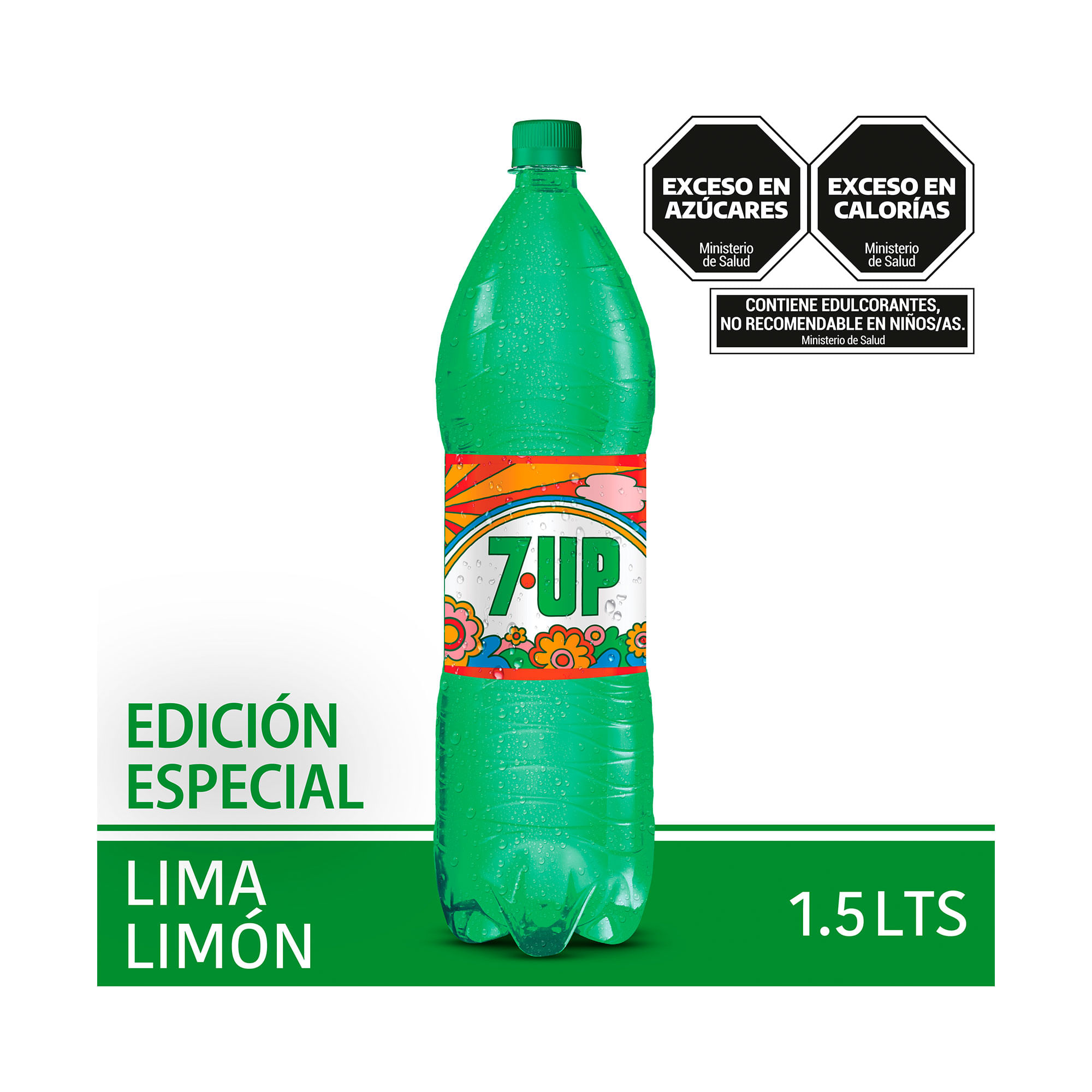 Gaseosa SEVEN UP Lima Limón Botella 1.5L