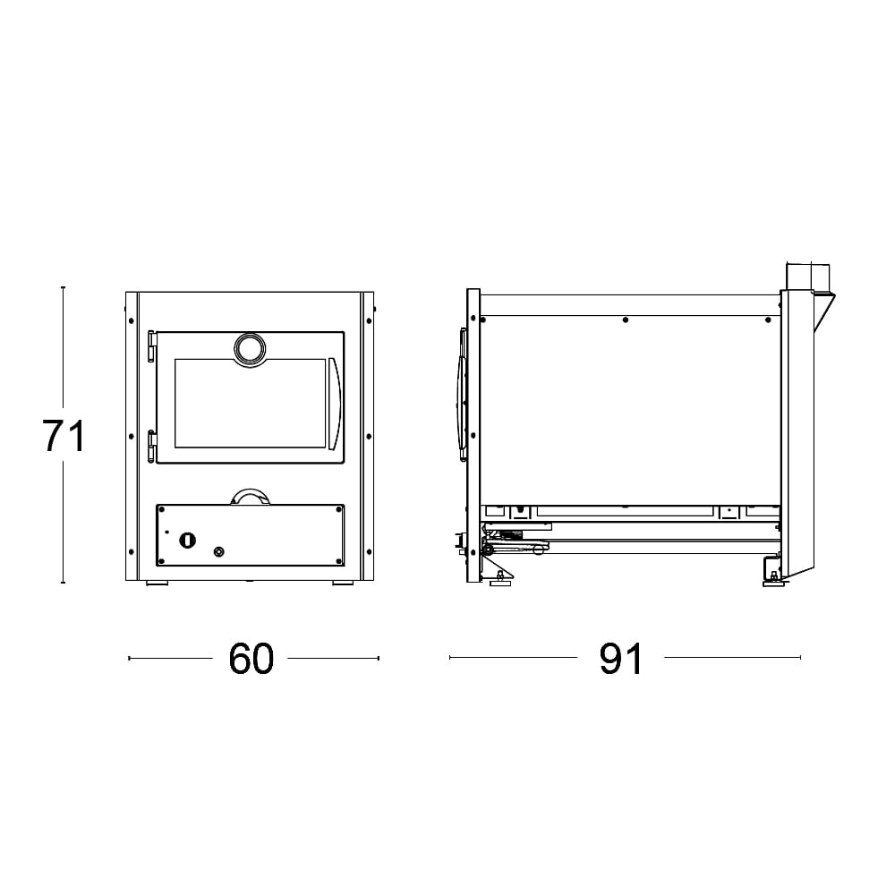 Combo Horno Tromen A Gas Trhg Embutir + Termo Tl19 Lusqtoff Carrefour
