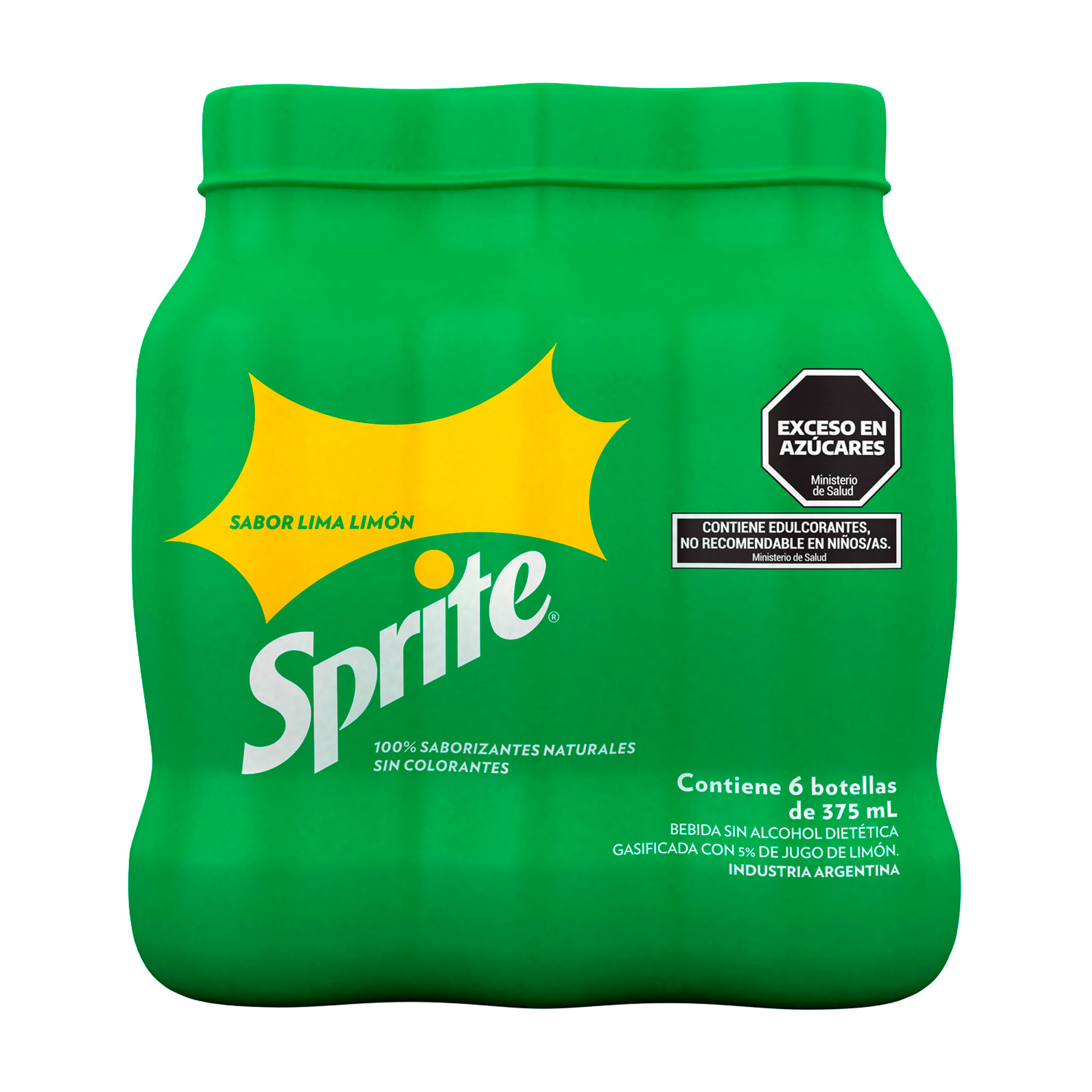 Gaseosa lima limón Sprite pet x6 375 ml - Carrefour