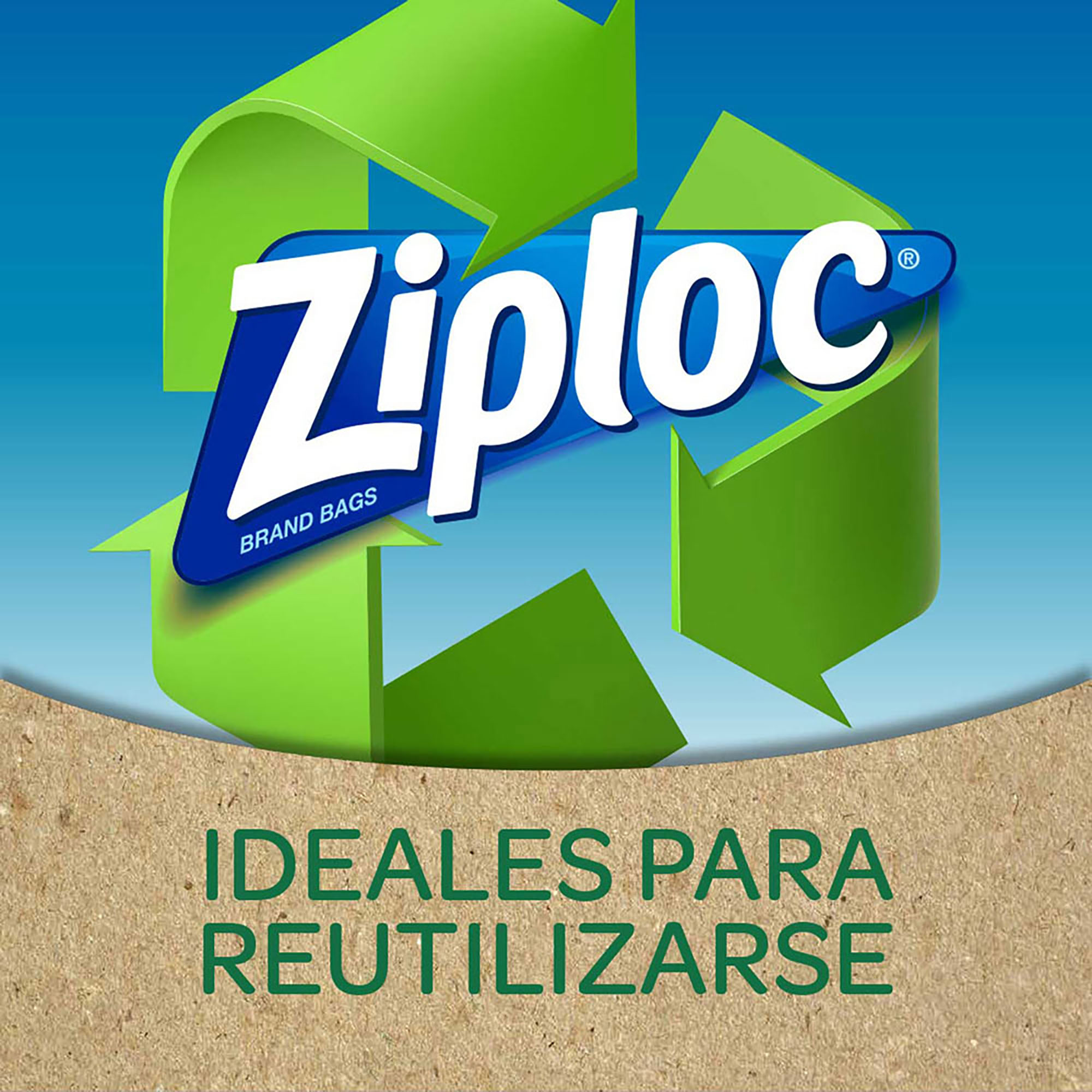 Ziploc®, Para Conservar Medianas, Marca Ziploc®