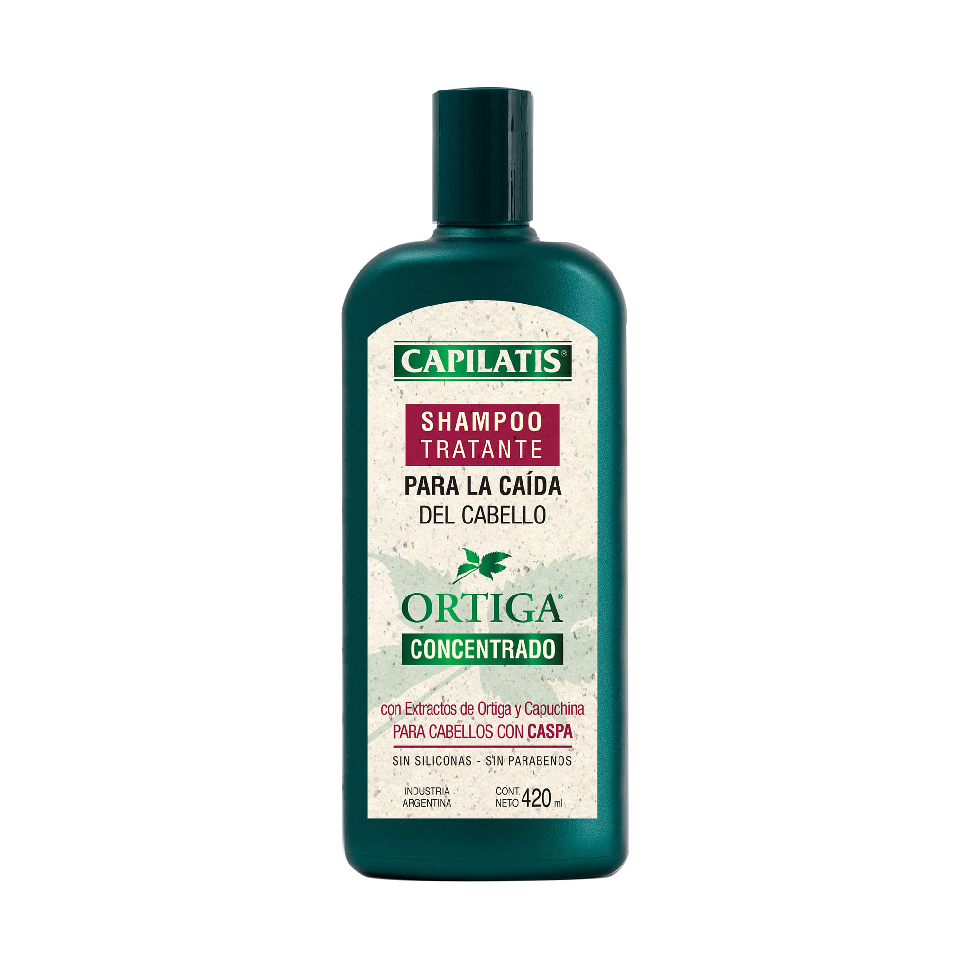 Shampoo Capilatis ortiga anticaspa 420 cc. Carrefour