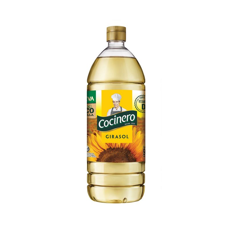 Aceite De Girasol Cocinero Ecobotella 900 Cc. - Carrefour