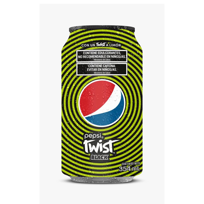 Gaseosa cola Pepsi Black Twist en lata 345 ml - Carrefour