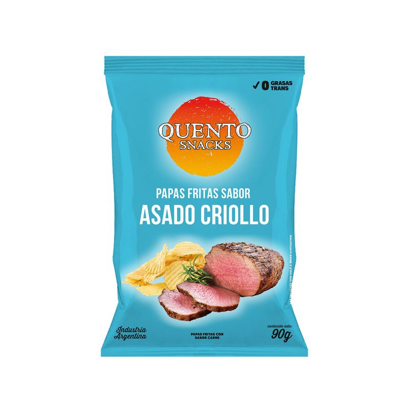 Papas Fritas Quento Sabor Asado Criollo 90 G Carrefour