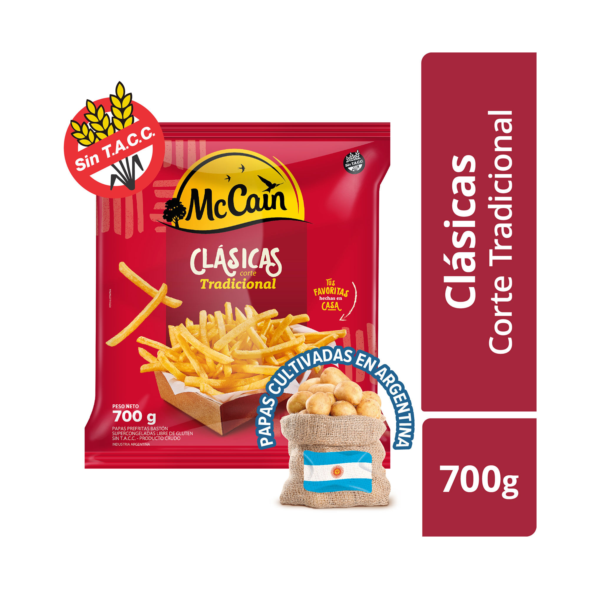 Papa tradicional Mc cain 700 g. Carrefour