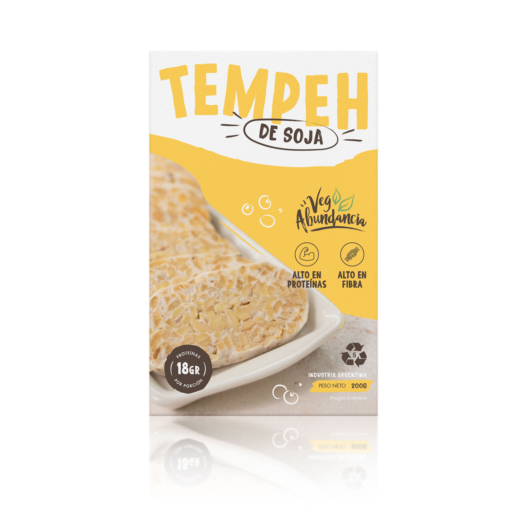 Tempeh soja orgánica Vegabundancia 200 g. Carrefour