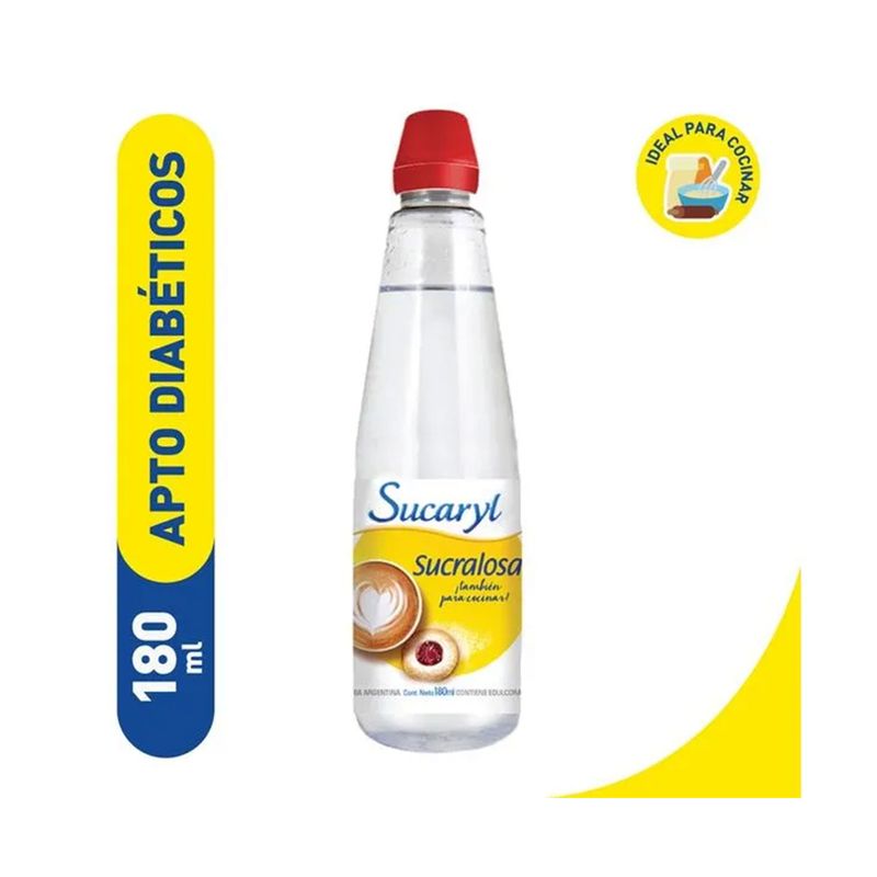 Edulcorante líquido Sucaryl con sucralosa 180 cc. - Carrefour