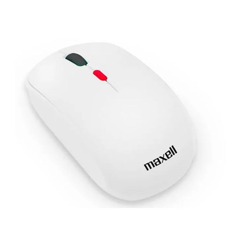 Mouse optico inalambrico Maxell blanco mod348585