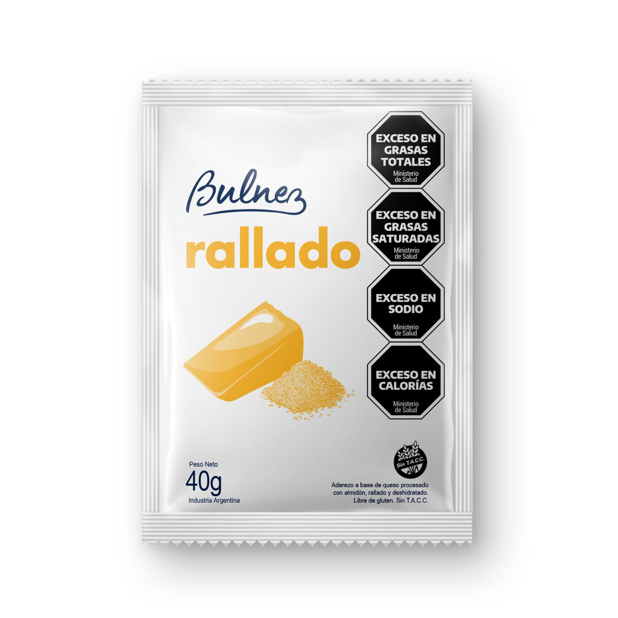 Alimento a base de queso rallado Bulnez en sobre 40 g. - Carrefour