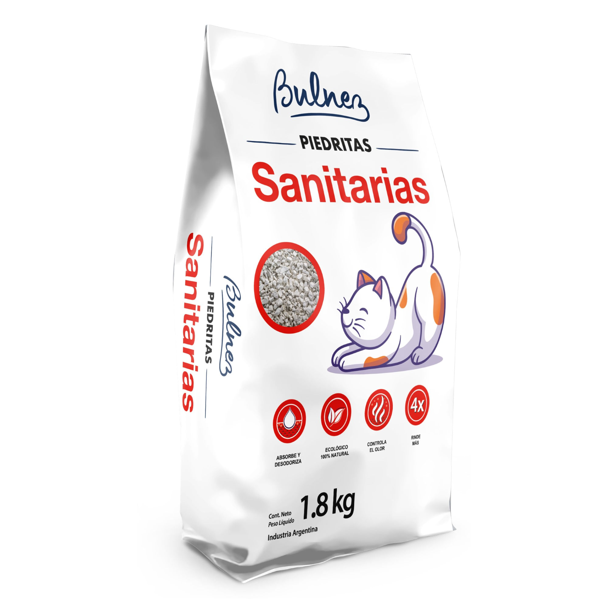 Piedras sanitarias para gato Bulnez neutra kg Carrefour
