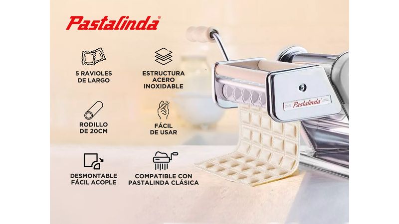 Fabrica de Pastas Pastalinda Kit Clásica 260 Accesorio Raviolera - Main Image