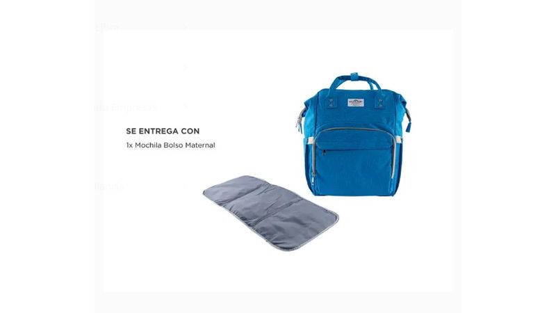 Mochila Maternal Rosa South Port S47 By Gadnic con Cambiador