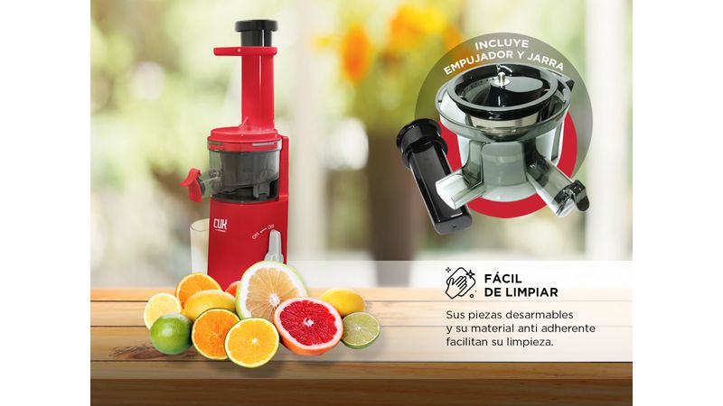Juguera Eléctrica Slow Gadnic Exprimidora Con Sistema Prensador