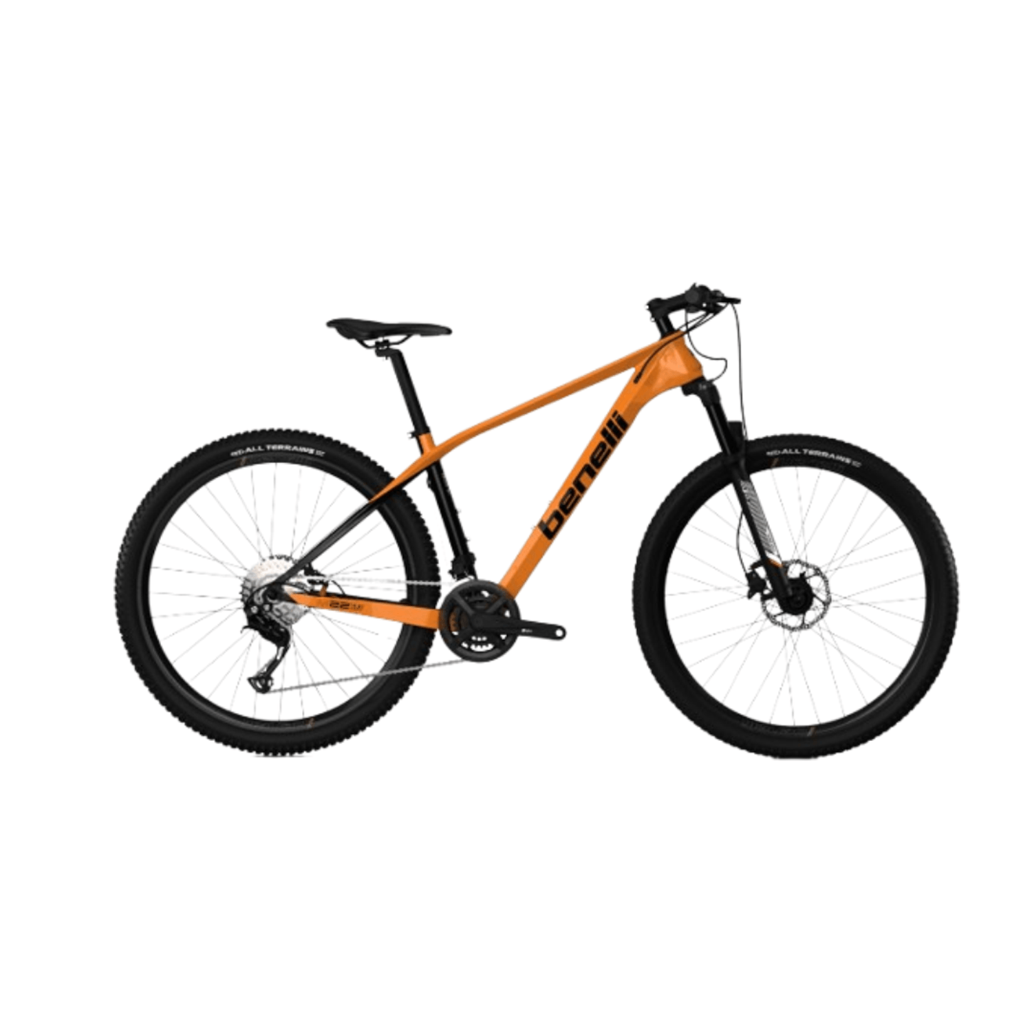 Bicicleta Benelli M22 Adv Carbon R29 OBK Large Naranja Carrefour