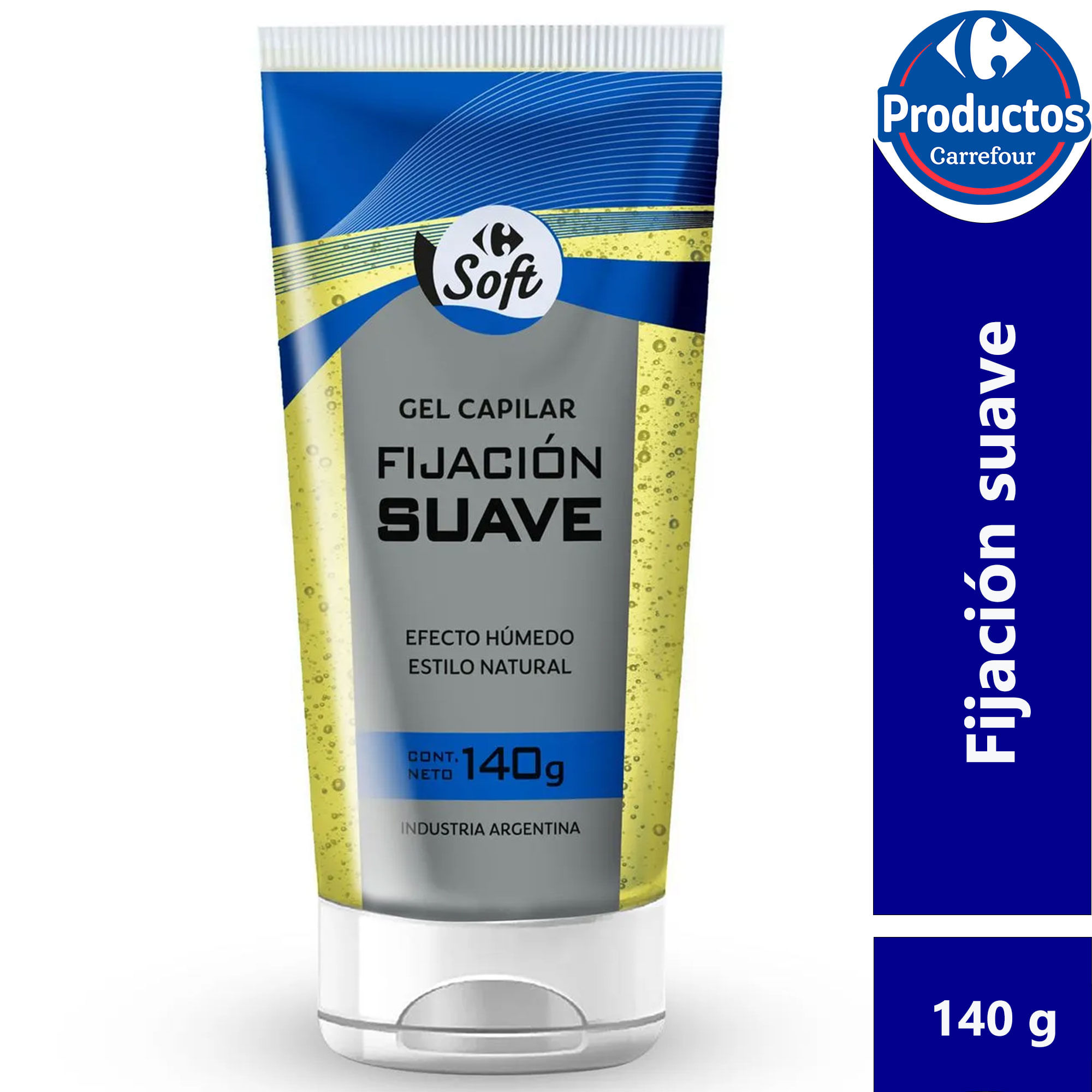 Gel fijador Carrefour Soft suave 140 grs
