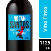 Vino tinto clásico No Tan Santos en botella 1.125 lts