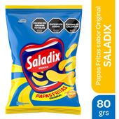 Papas fritas Saladix sabor original 80 grs