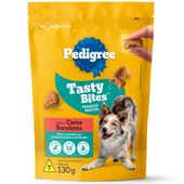 Snack para perro Pedigree Tasty Bites sabor carne 130 grs