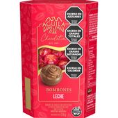 Bombones rellenos choco leche Aguila Chocolatier 114 grs