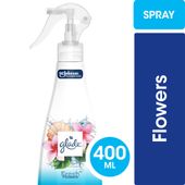 Aromatizante de tela Glade Fresh Flowers gatillo 400 ml
