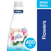 Aromatizante de tela Glade Fresh Flowers repuesto 400 ml